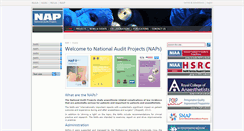 Desktop Screenshot of nationalauditprojects.org.uk