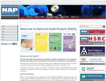 Tablet Screenshot of nationalauditprojects.org.uk